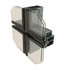 120系列隱框、半隱框幕墻