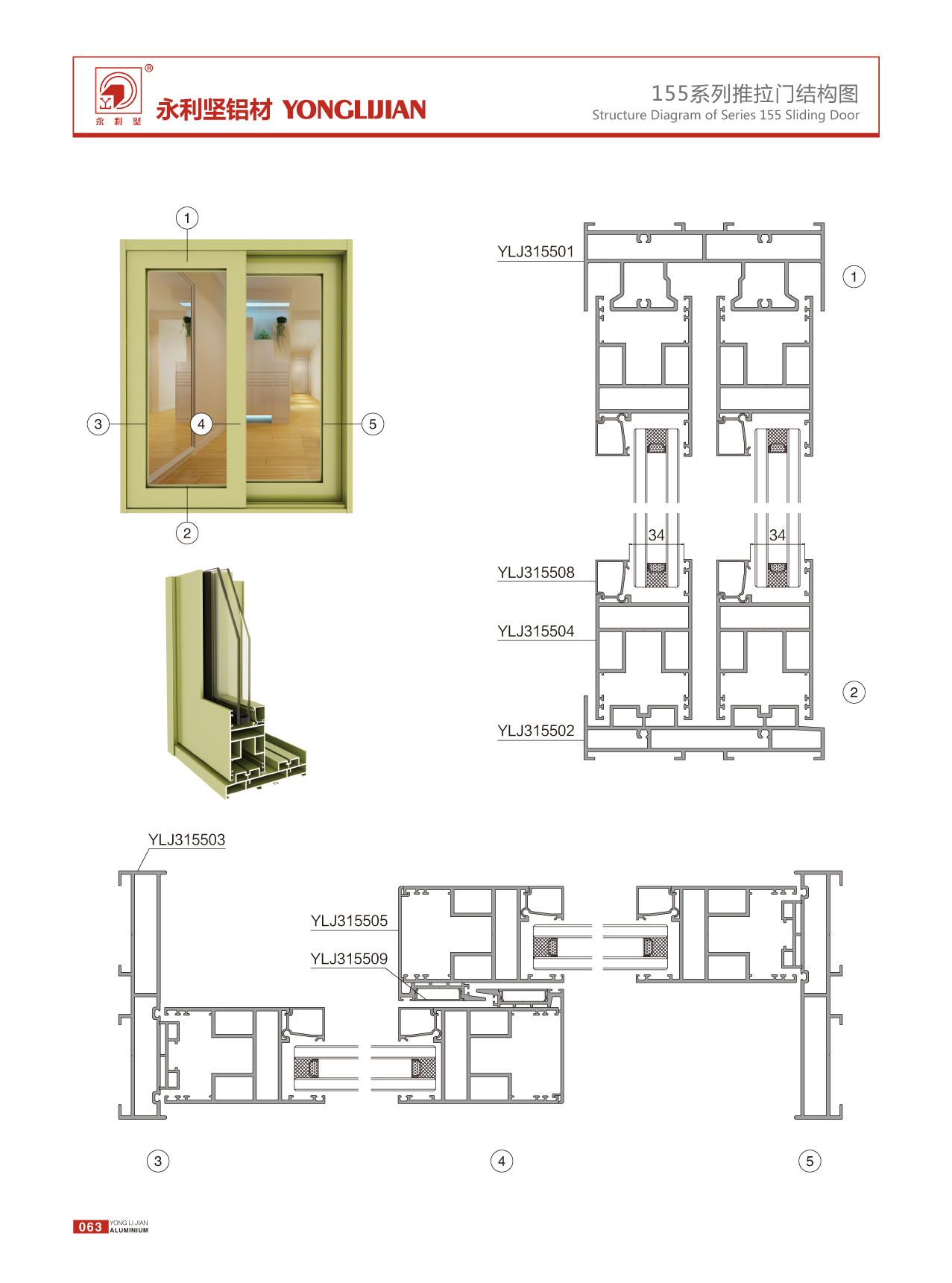 155系列推拉門(mén)