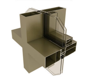 212系列明框、半隱框幕墻