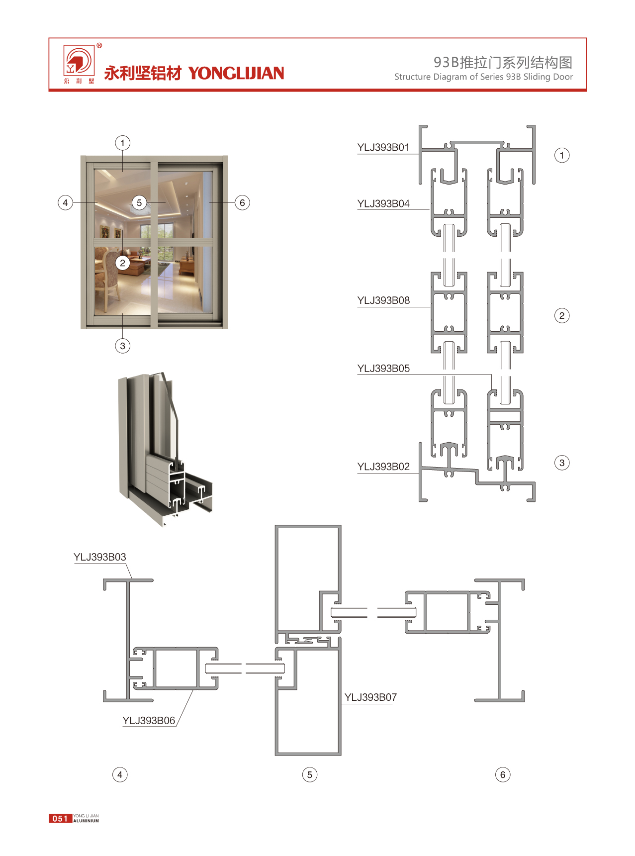 93B系列推拉門(mén)