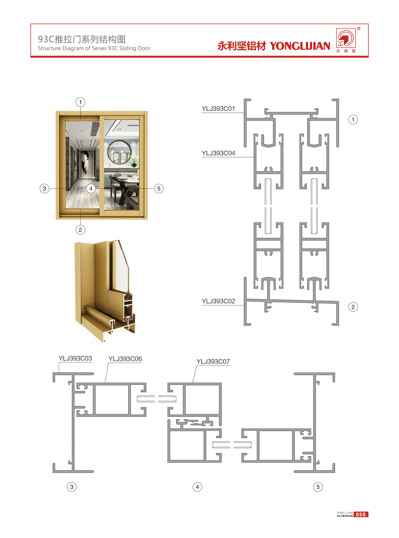 93C系列推拉門(mén)